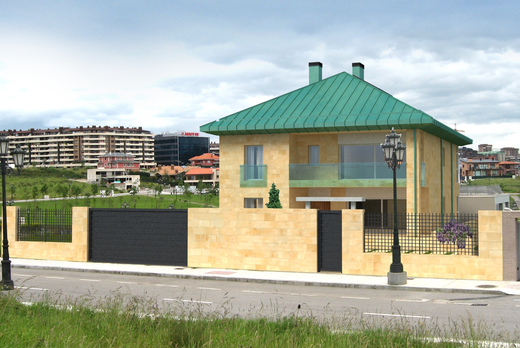 Vivienda Unifamiliar en Montecerrao, Oviedo, Asturias