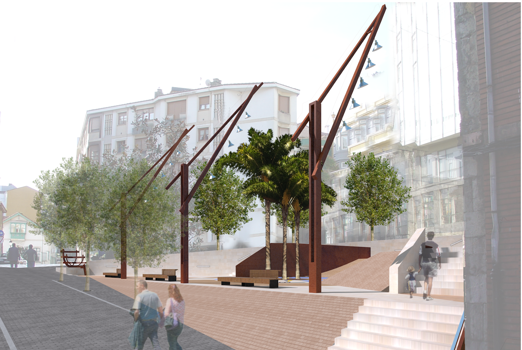 Plaza Baragaña, Candás, Asturias